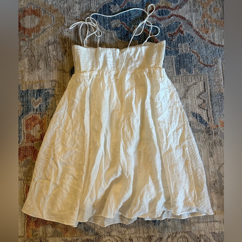 ASTR the Label White Gauze Mini Dress sz small - Picture 2 of 4